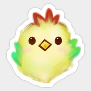 Cute Chicken Drawing Sticker